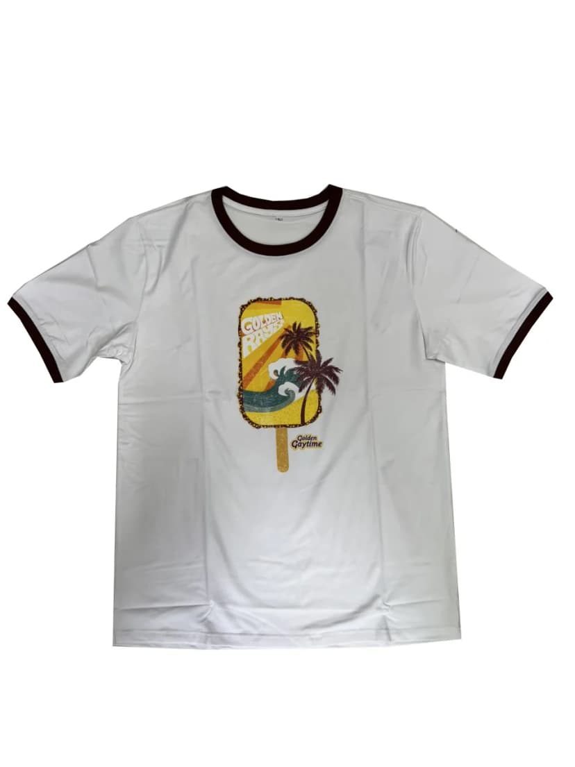 Retro Graphic Ringer Tee