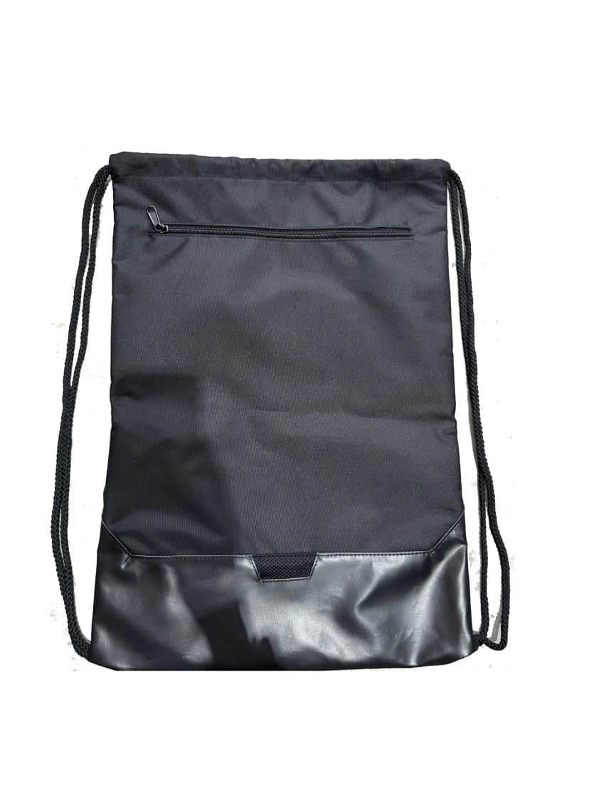 Premium PU-Trim Drawstring Backpack