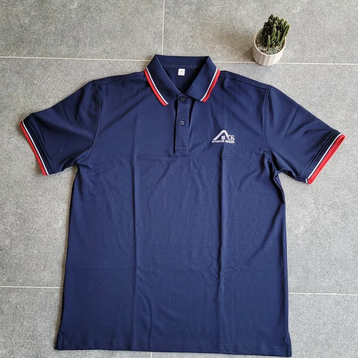 Tipped Collar Corporate Polo 1