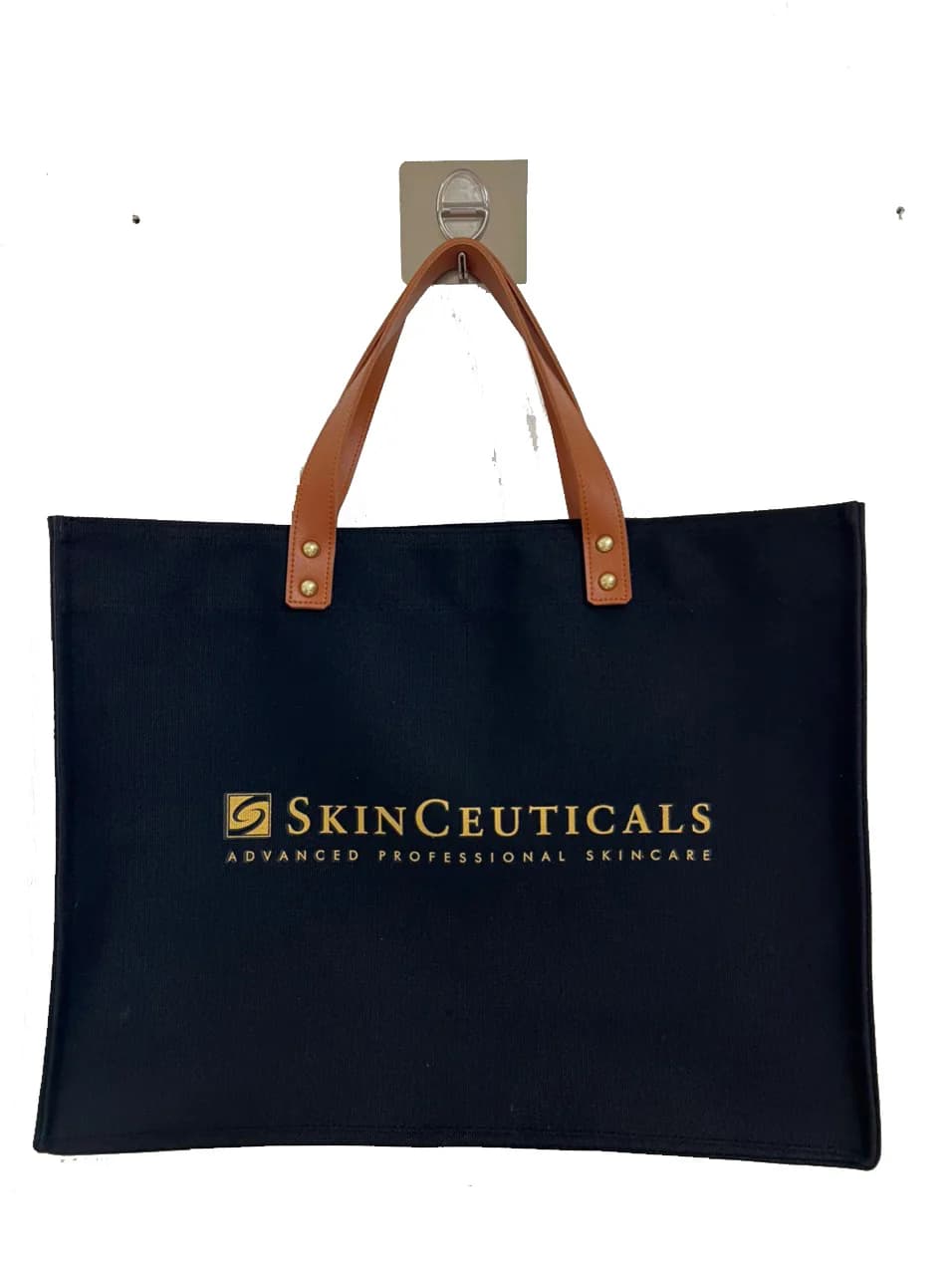 Premium Leather-Handle Canvas Tote 1