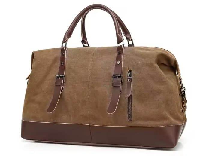 Canvas Weekender Duffel Bag 1