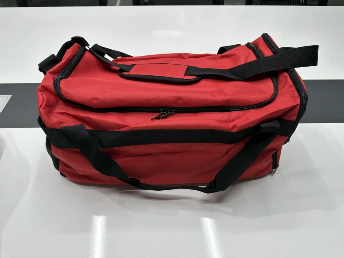Red Sports Duffel Bag 1
