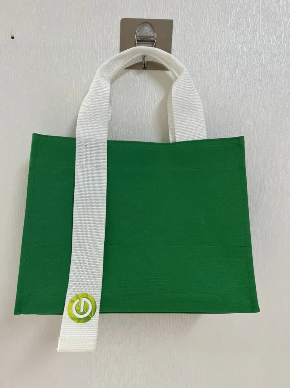 Jute-Look Fabric Handbag 1